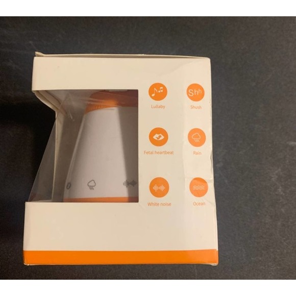 Kedsum Portable Baby Soothing Sound Machine Orange White Nursery Gadget NWT - Picture 7 of 10